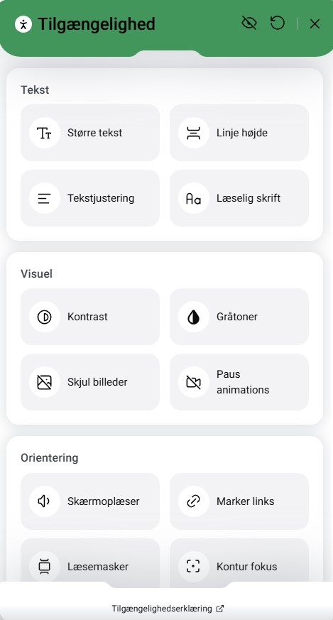 Ally Plugin layout